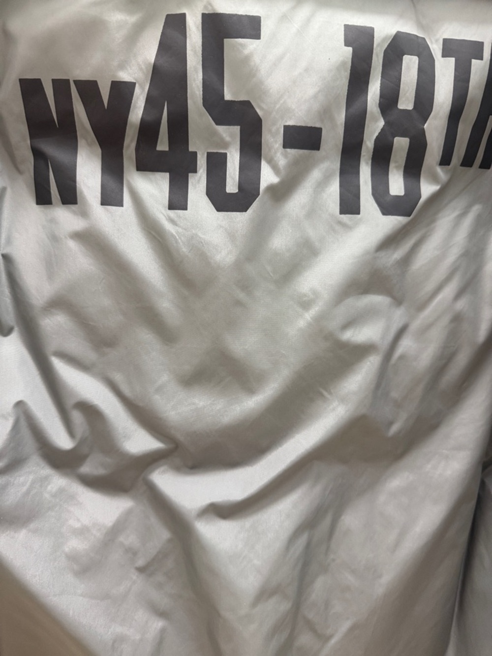 GAP White Jacket with Black NY45-18 Print